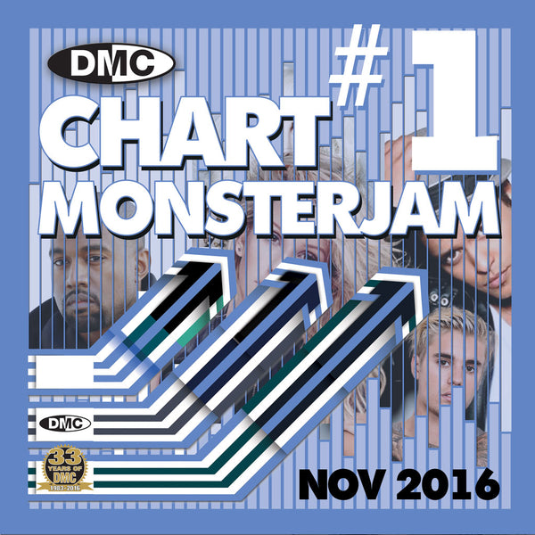 DMC CHARTS MONSTERJAM #1 -  A dj friendly mix of chart hits to warm up and fill the dancefloor. - Mid November 2016 Release