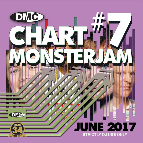 DMC CHART MONSTERJAM #7 -  A dj friendly mix of chart hits to warm up and fill the dancefloor. - June 2017 Release