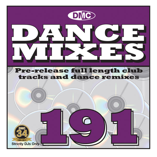 DMC DANCE MIXES 191 - Pre-release full length club tracks and dance remixes - September 2017 release