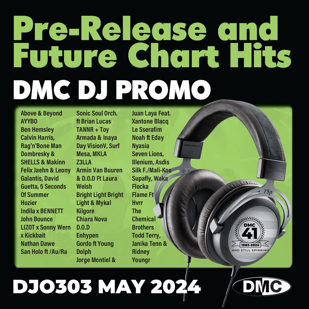 DMC DJ PROMO 303 (Double CD) - May 2024 NEW Release