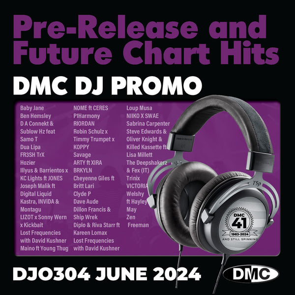 DMC DJ PROMO 304 (Double CD) - June 2024 NEW Release