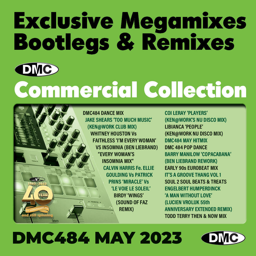 DMC COMMERCIAL COLLECTION 484 - (2xCD) - May 2023 new release