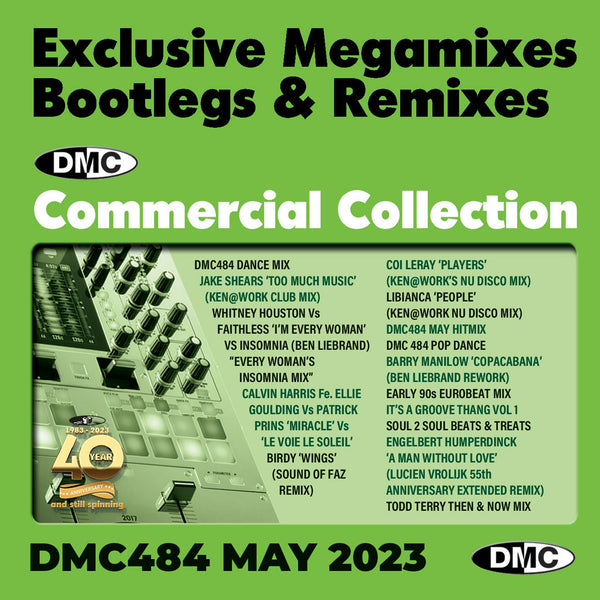 DMC COMMERCIAL COLLECTION 484 - (2xCD) - May 2023 new release
