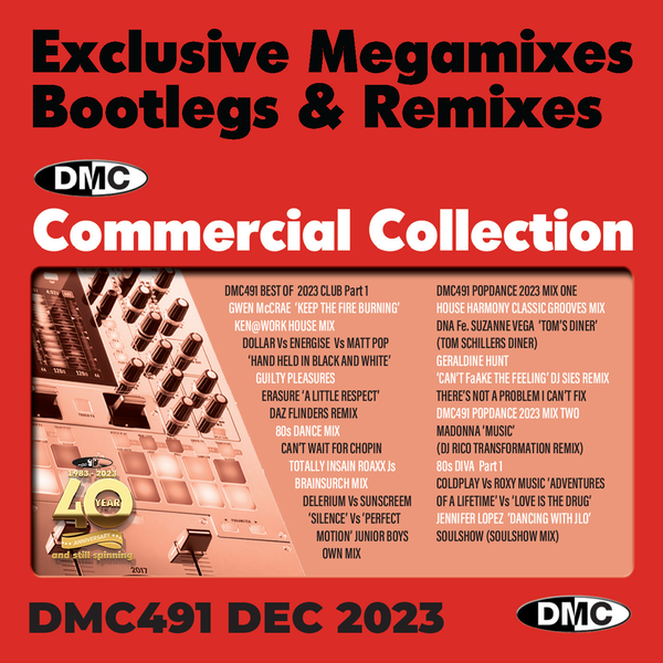 DMC Commercial Collection 491 - Inculdes free bonus CD - DEC 2023 release