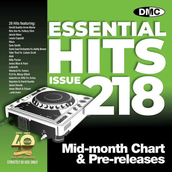 DMC ESSENTIAL HITS 218 - May 2023 release