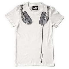 Technics Headphones T-shirt - White