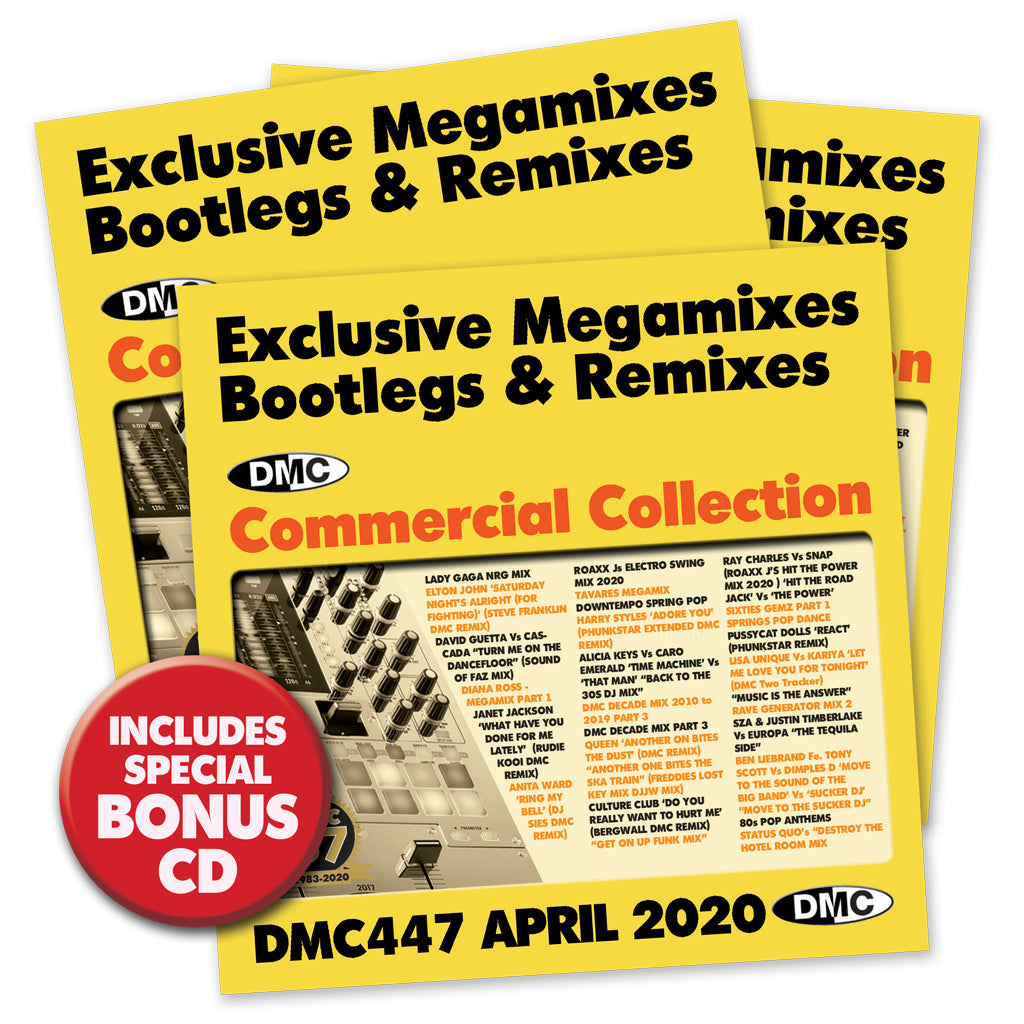 DMC COMMERCIAL COLLECTION 447 - 3 x CD issue of Exclusive - April 2020
