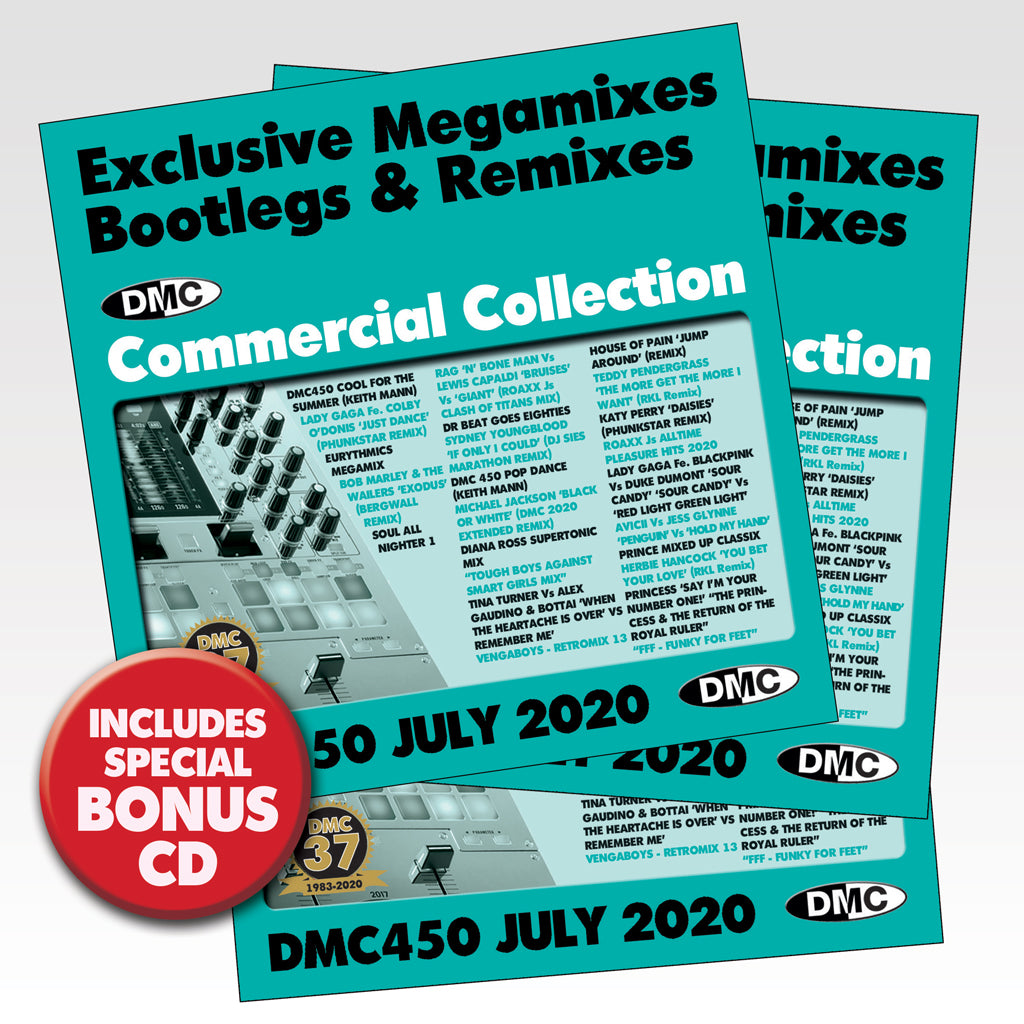 DMC COMMERCIAL COLLECTION 450 - 3 x CD - July 2020 release