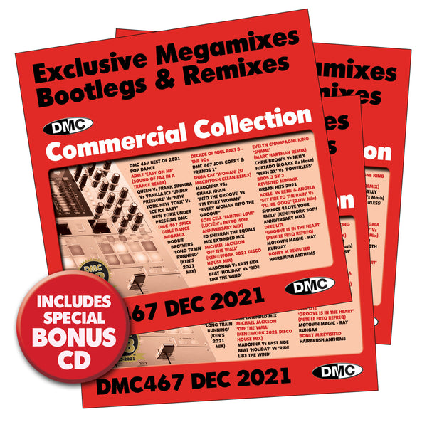 DMC COMMERCIAL COLLECTION 467 - December 2021 edition - 3 x CD