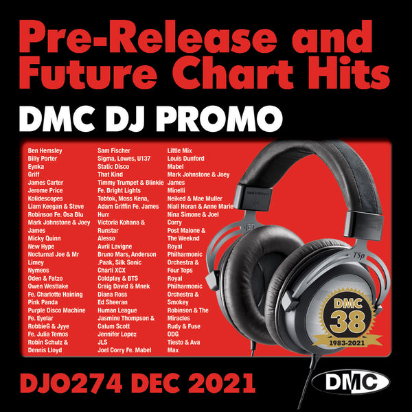 DMC DJ PROMO 274 - December 2021 edition - 2 x CD unmixed