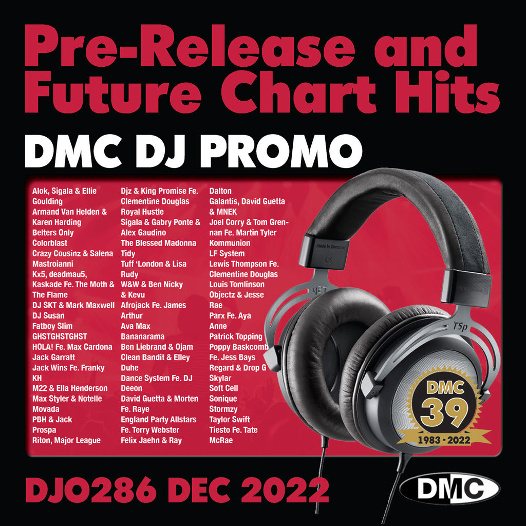 DMC DJ PROMO 286 - 2 x CD - December 2022 new release