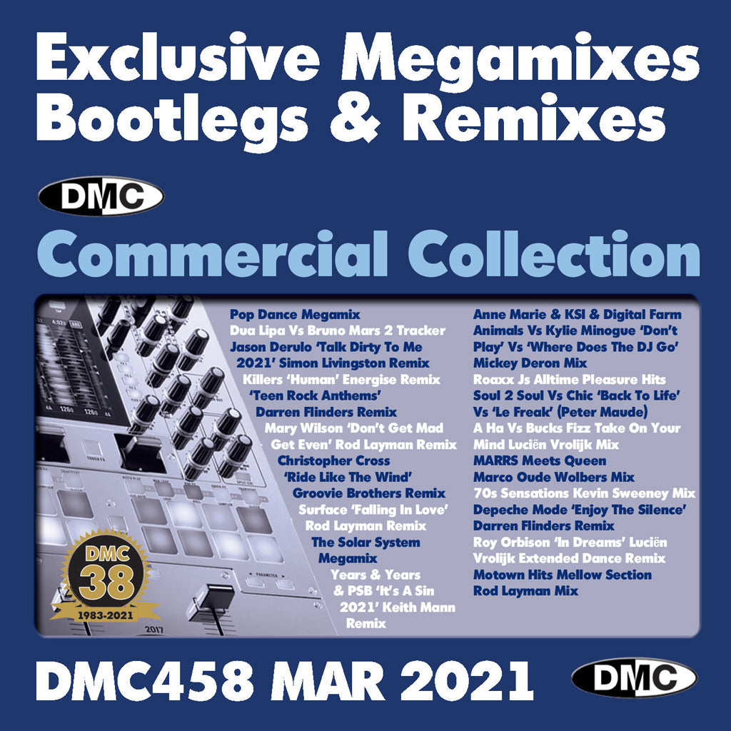 DMC COMMERCIAL COLLECTION 458 - 2xCD - March 2021 release