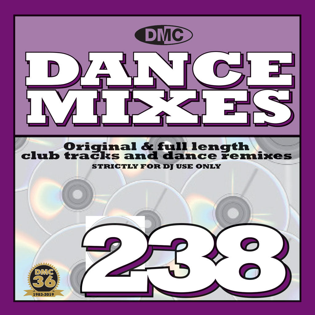 DANCE MIXES 238 (Unmixed) - PRE-RELEASE FULL LENGTH CLUB TRACKS AND DANCE REMIXES- September 2019