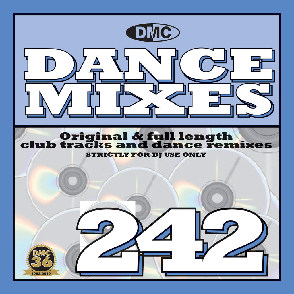 DMC DANCE MIXES 242  - Original & full length club tracks and dance remixes - November 2019