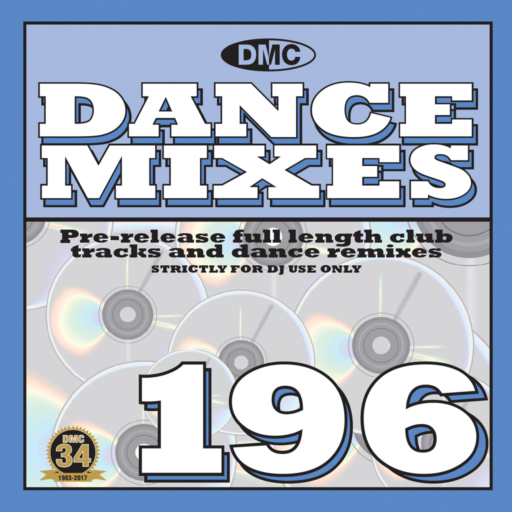DMC DANCE MIXES 196  Full length club tracks and dance remixes for professional djs - November 2017 release