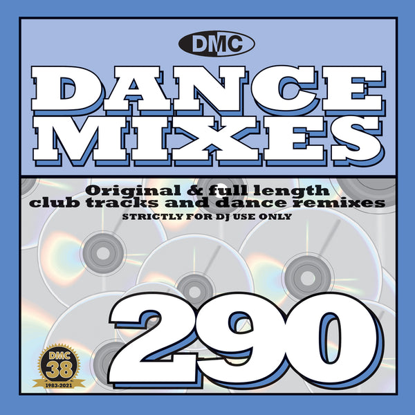 DANCE MIXES 290 (1 x cd unmixed)  Original & full length club tracks and dance remixes - November 2021 release