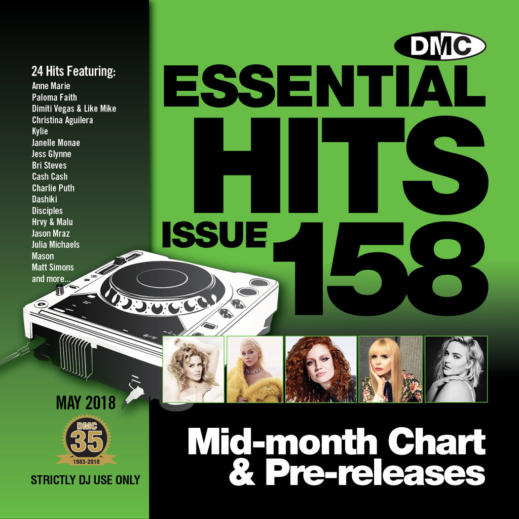 DMC Essential Hits 158 - Mid May 2018 release