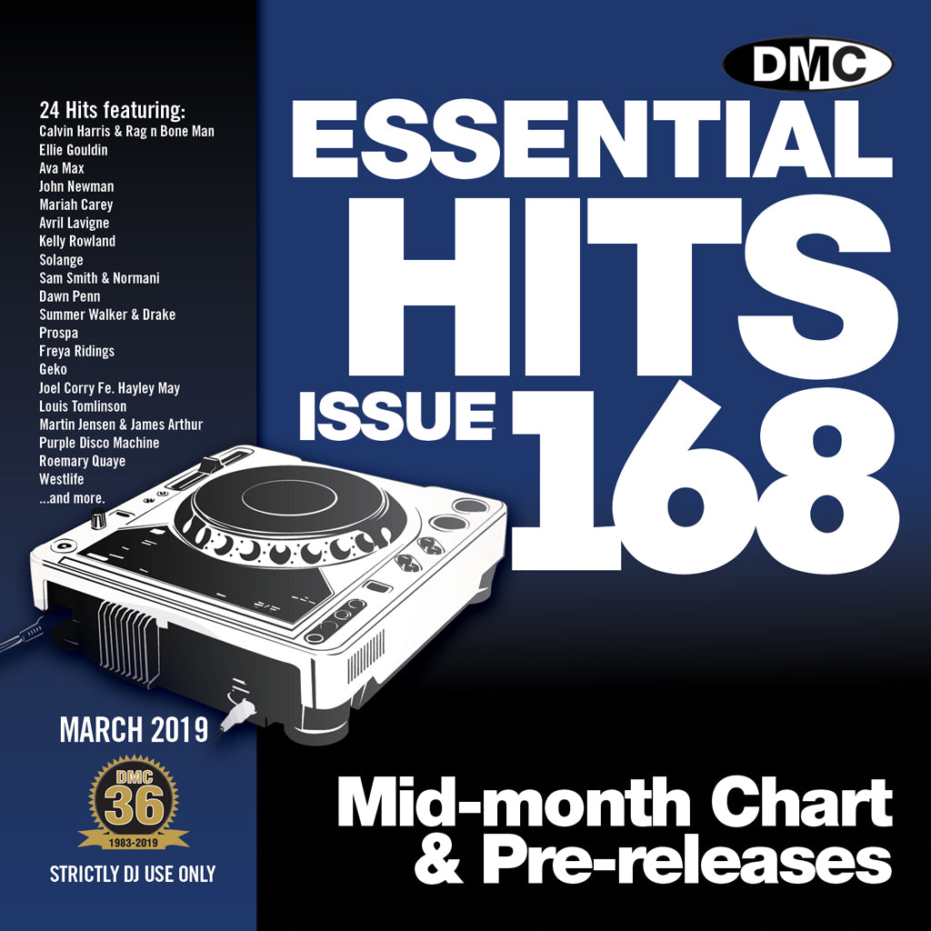 ESSENTIAL HITS 168 (Unmixed)  Essential chart & pre-releases for djs