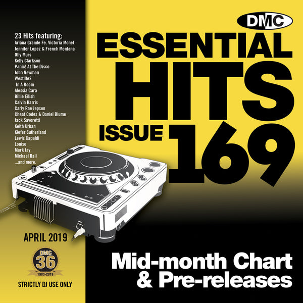 DMC ESSENTIAL HITS 169 (Unmixed) - released April 2019