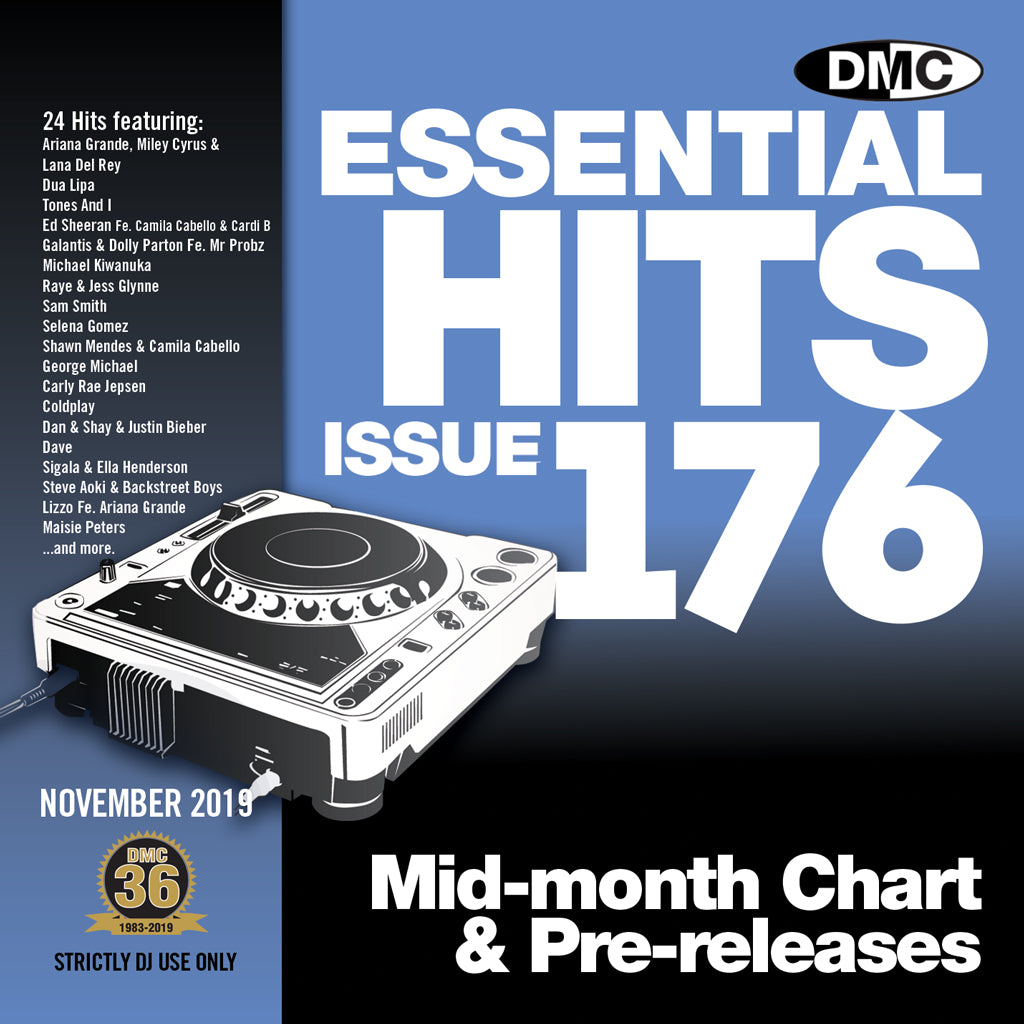 ESSENTIAL HITS 176 (Unmixed)  Essential chart & pre-releases - November 2019