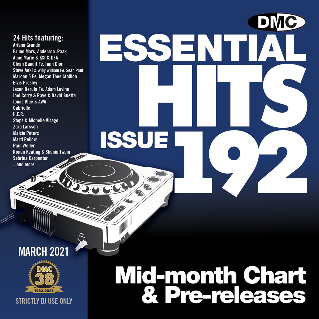 DMC ESSENTIAL HITS 192 - March 2021 release