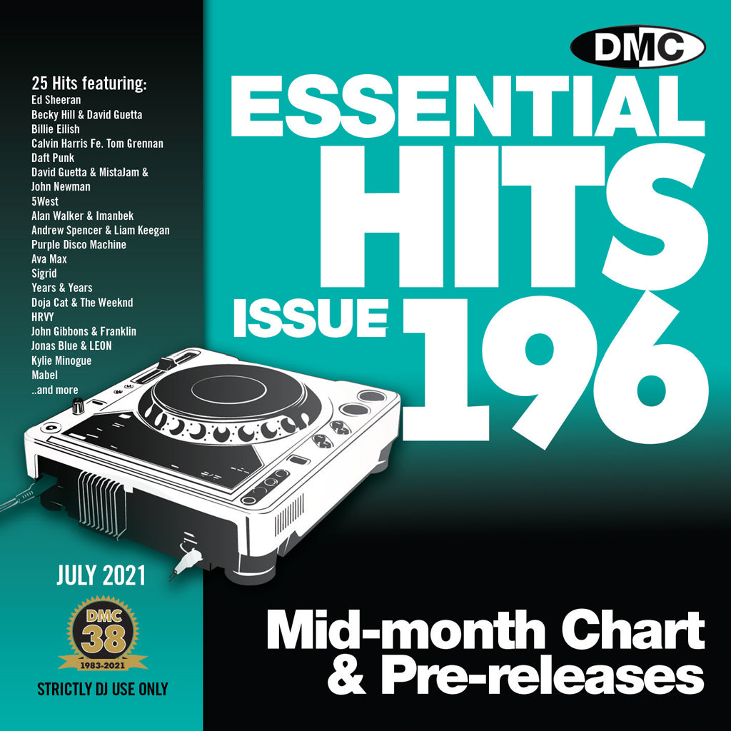 DMC ESSENTIAL HITS 196 - mid July 2021 release
