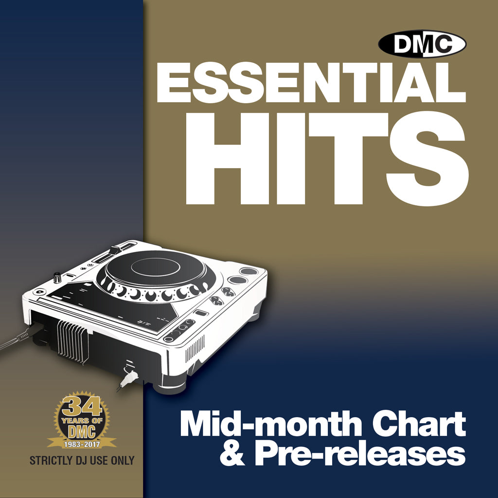 DMC DJ SUBSCRIPTION - 12 MONTHS – ESSENTIAL HITS - Mid Month CD - UK ONLY - plus only 1 postage payment, 11 months FREE postage - Mid month chart releases perfect for professional & mobile djs