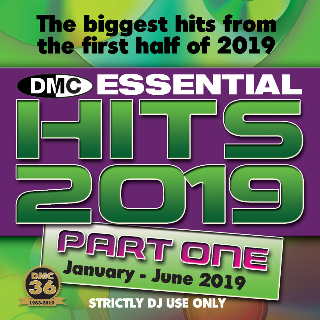 DMC ESSENTIAL HITS 2019 - Volume 1 - The biggest & best essential chart hits from the first half of 2019.