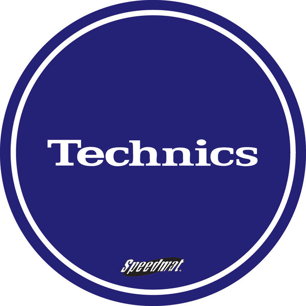 Technics Speed Slipmat In Blue (x2)