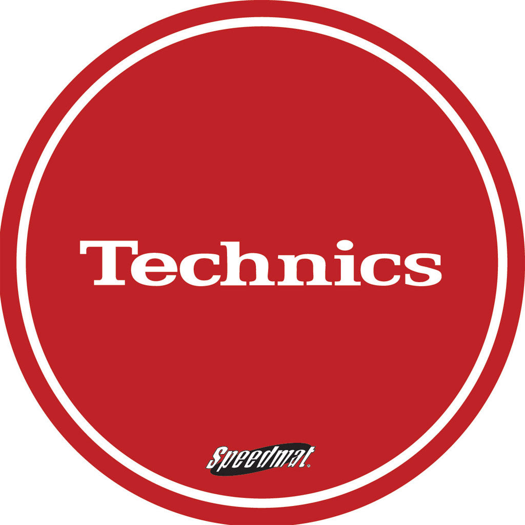 Technics Speed Slipmat In Red (x2)