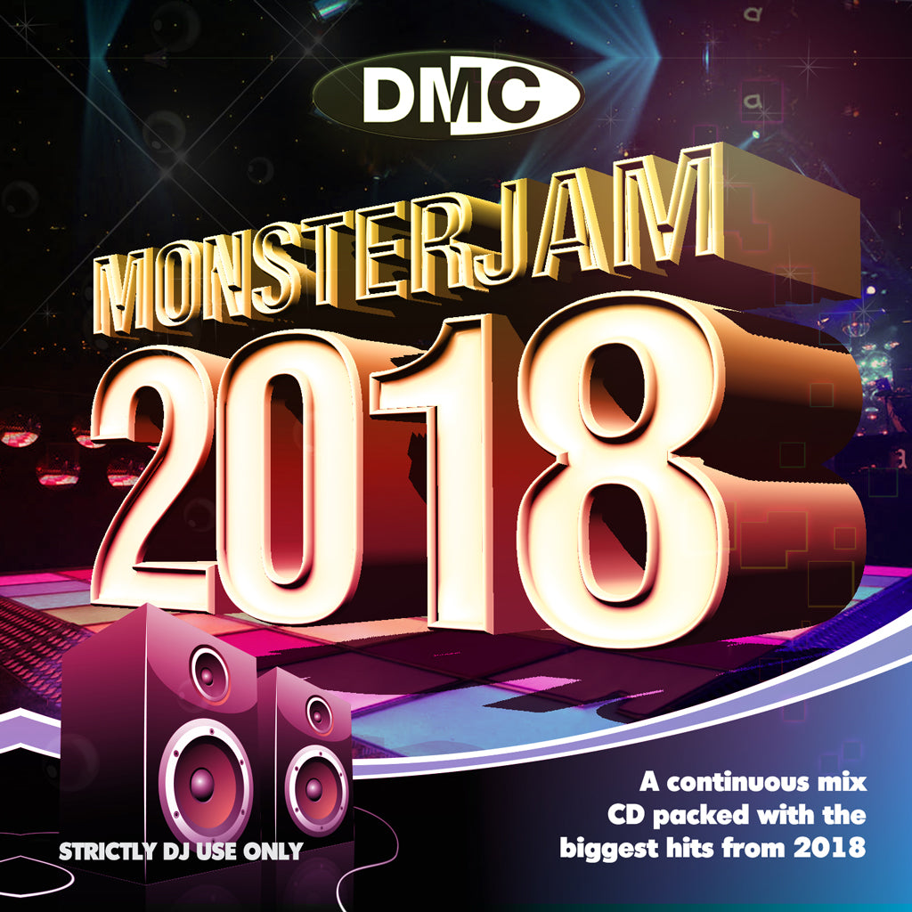 DMC Monsterjam 2018 - 2 CDs - DMC’s biggest and most anticipated mix release of the year - December 2018 release