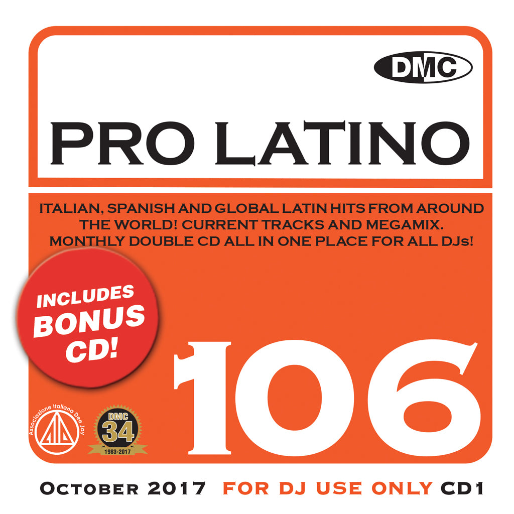 Pro Latino 106  – bonus 2 x cd special issue! - October 2017 release.