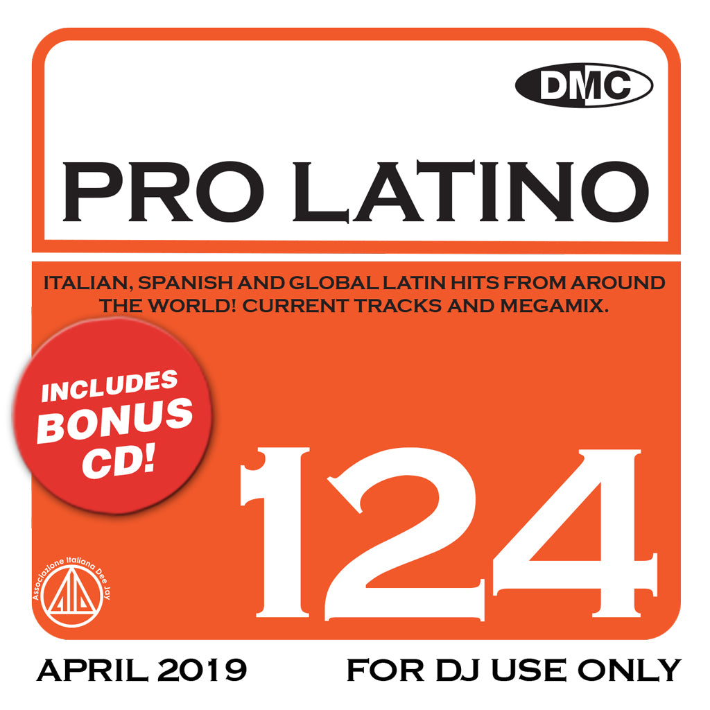 PRO LATINO 124  ITALIAN, SPANISH AND GLOBAL LATIN HITS FROM AROUND THE WORLD!