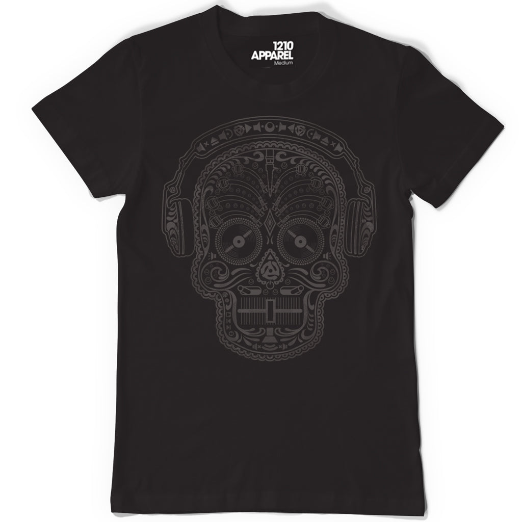 Skull & Phones DJ T. Shirt - Black