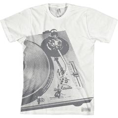 Technics Halftone Deck T-shirt - White