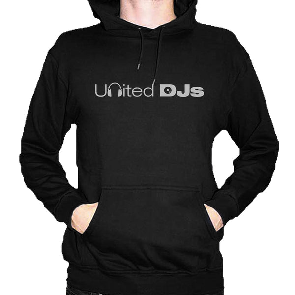 United DJs Hoody - Black (Grey print)