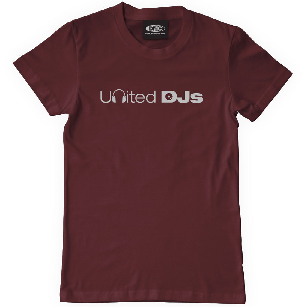 United DJs - Burgundy T Shirt - Men
