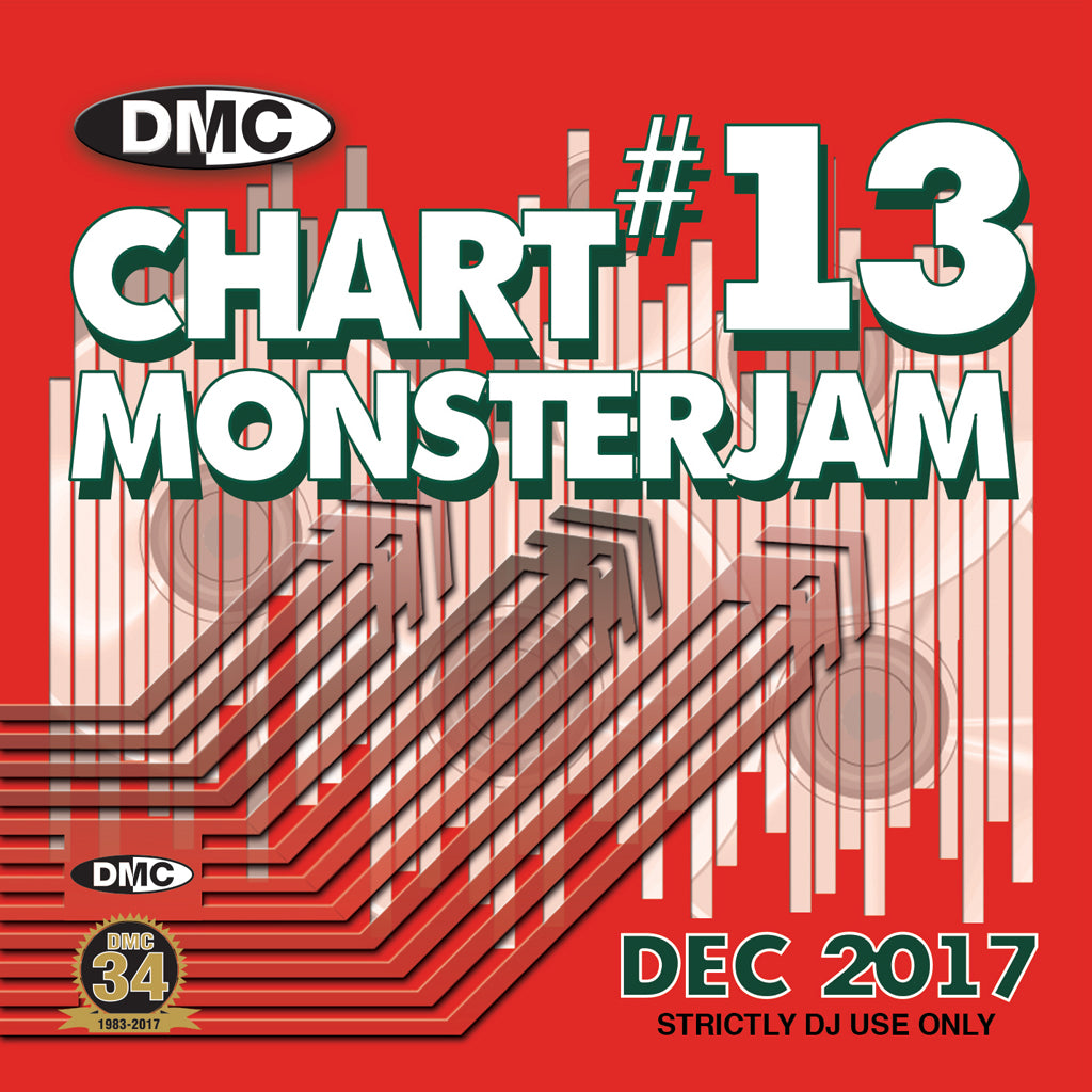 DMC Chart Monsterjam 13  - A dj friendly mix of chart hits from warm up to floorfillers - December 2017