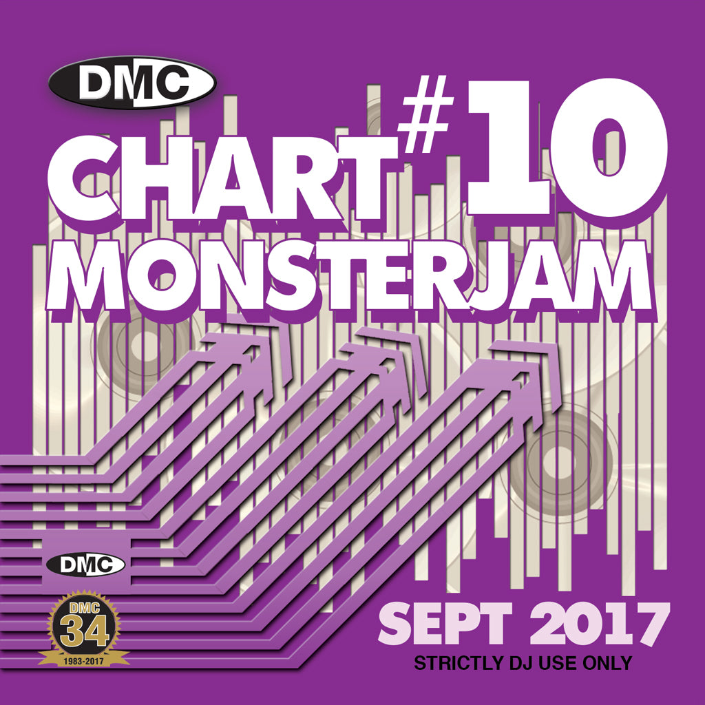 DMC CHART MONSTERJAM #10  - September 2017 release - A dj friendly mix of chart hits from warm up to floorfillers.