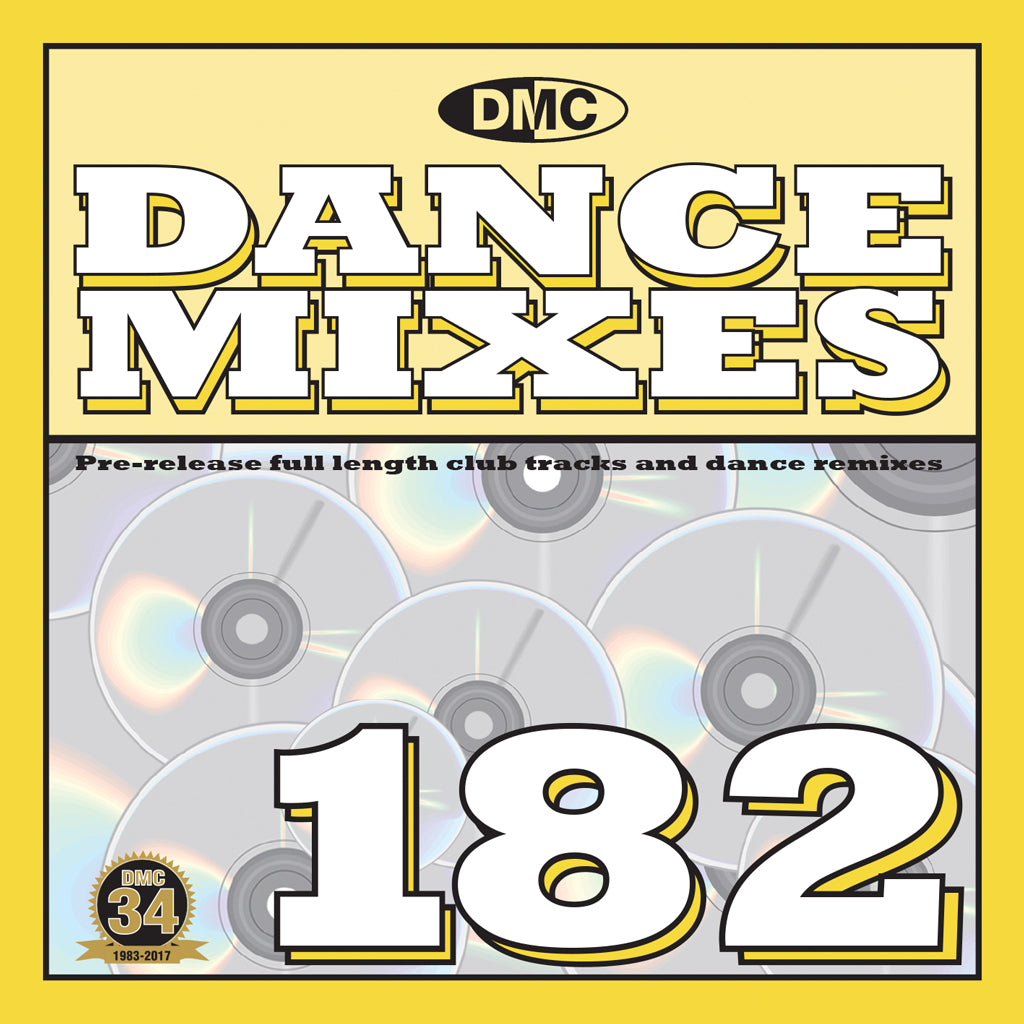 DMC DANCE MIXES 182 - Pre-release full length club tracks and dance remixes - Mid - April 2017 release