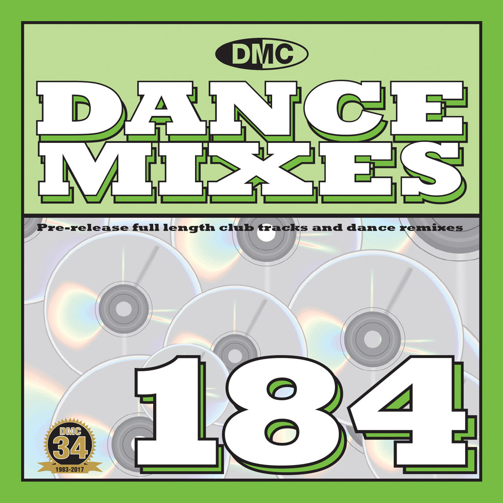 DMC DANCE MIXES 184 - Pre-release full length club tracks and dance remixes - Mid-May 2017 release