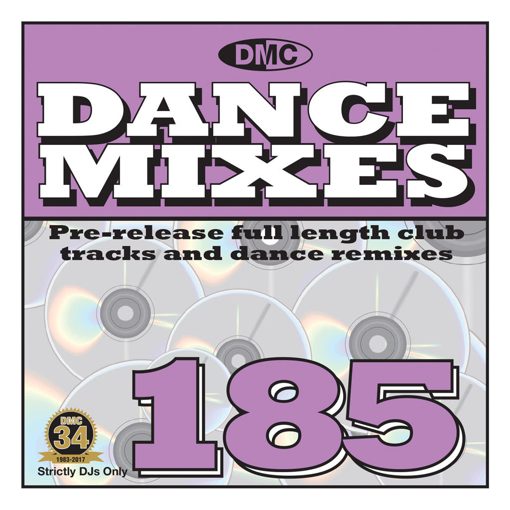 DMC DANCE MIXES 185 - Pre-release full length club tracks and dance remixes - June 2017 release