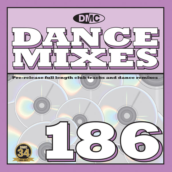 DMC DANCE MIXES 186 - Pre-release full length club tracks and dance remixes - Mid - June 2017 release