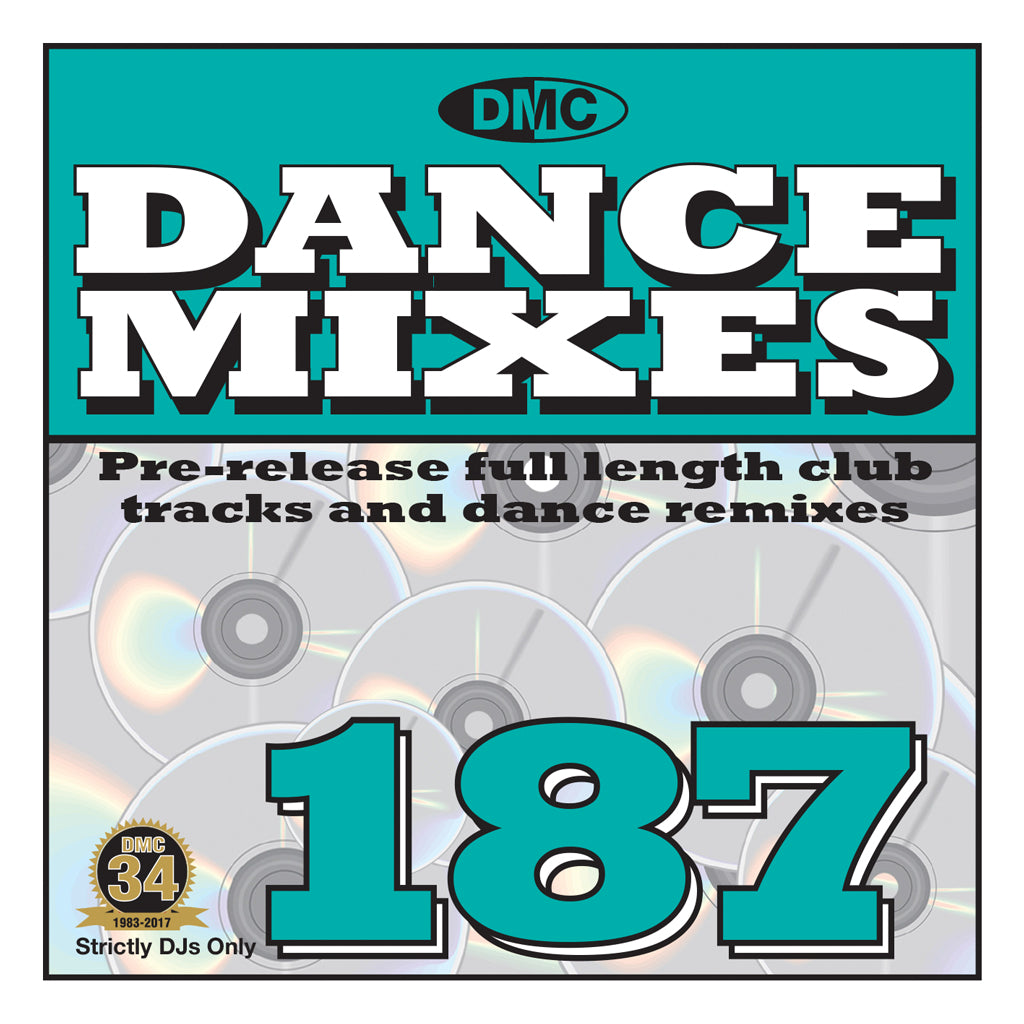 DMC DANCE MIXES 187 - Pre-release full length club tracks and dance remixes - July 2017 release