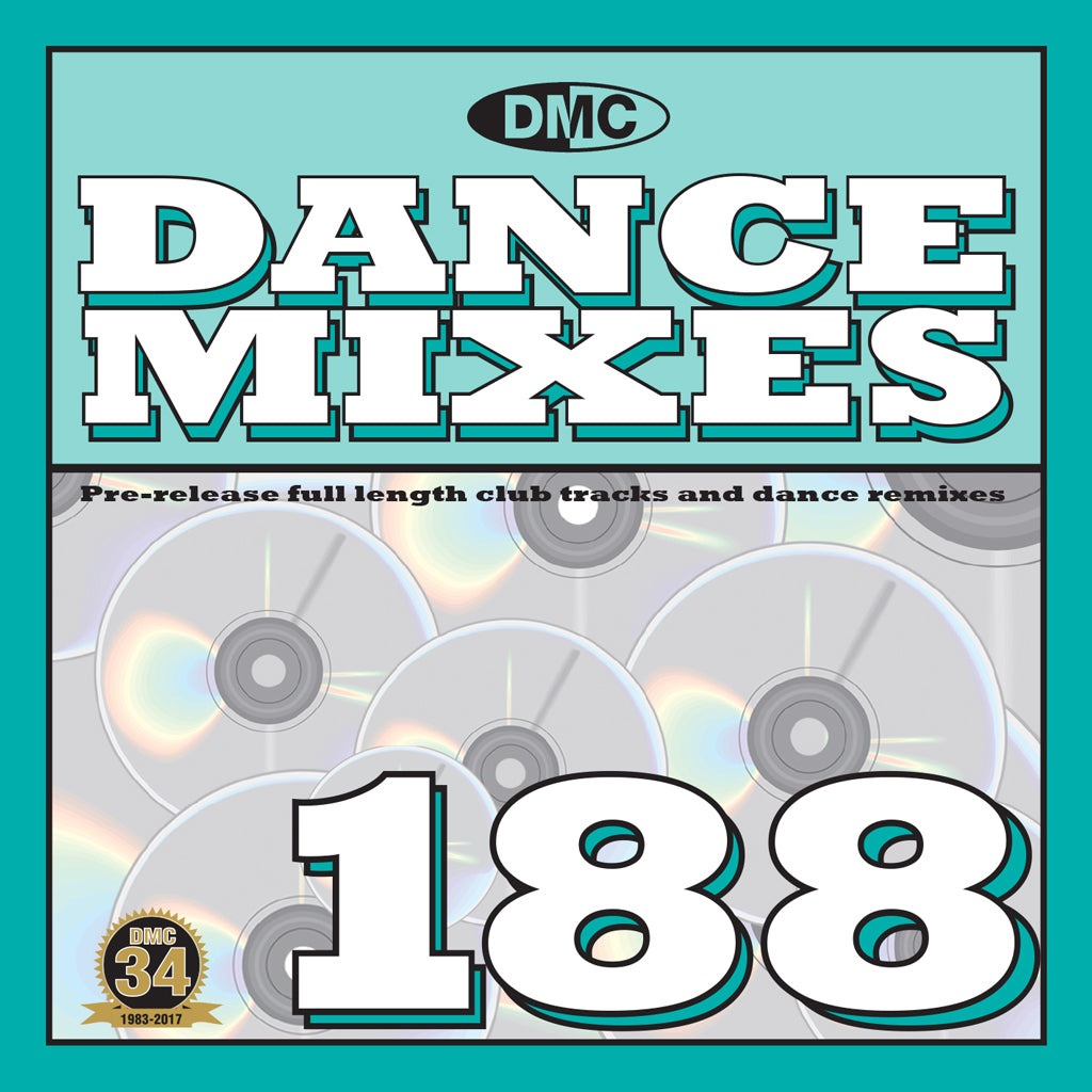 DMC DANCE MIXES 188 - Pre-release full length club tracks and dance remixes - MID July 2017 release