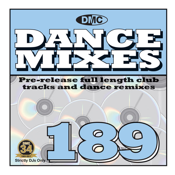 DMC DANCE MIXES 189 - Pre-release full length club tracks and dance remixes - August 2017 release