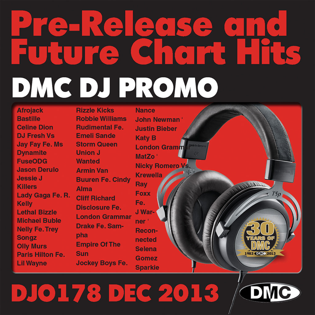 DMC DJ PROMO 178 CD - NEW RELEASE - 41 Massive New Hits