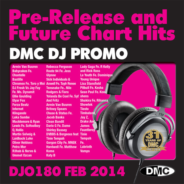 DJ Promo 180 - Pre - Release and Future Chart Hits - February 2014