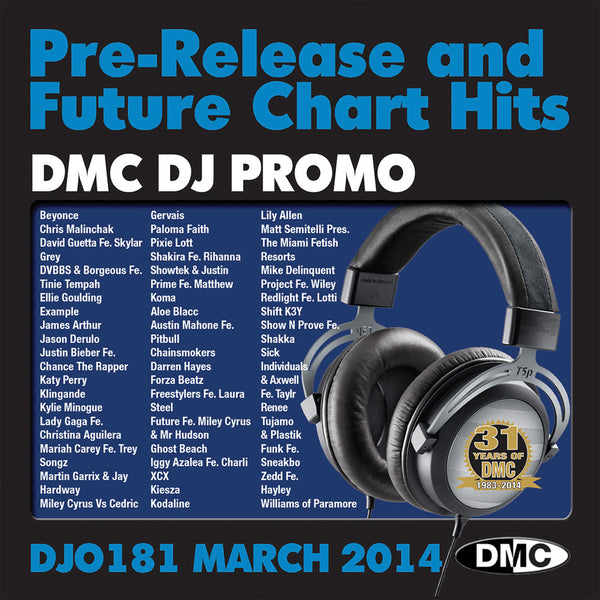 DMC DJ Promo 181 - Pre Releases and Future Chart Hits 