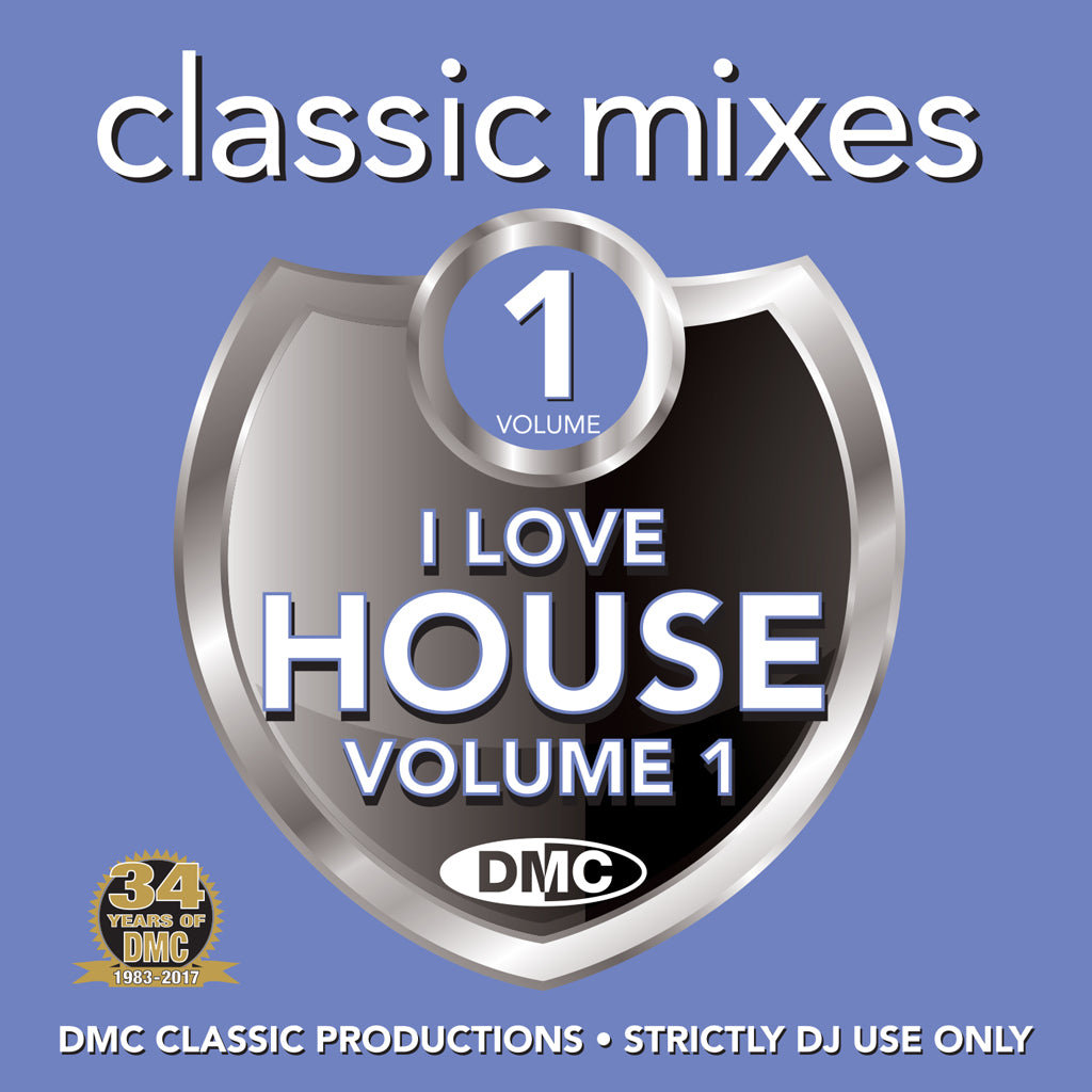 DMC CLASSIC MIXES - I LOVE HOUSE 1  An essential &amp; exclusive selection of classic megamixes and remixes of the very best in 90s House Music. Indispensable for professional djs.  New release.